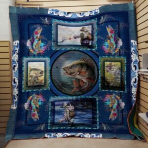 Fishing 203054 Quilt Blanket  Quilt
